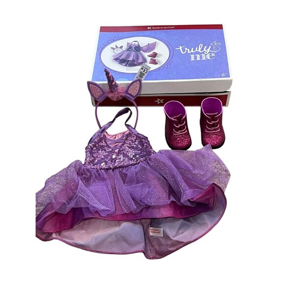 American Girl Truly Me Unicorn Costume Set For 18" Dolls - Picture 2 of 3
